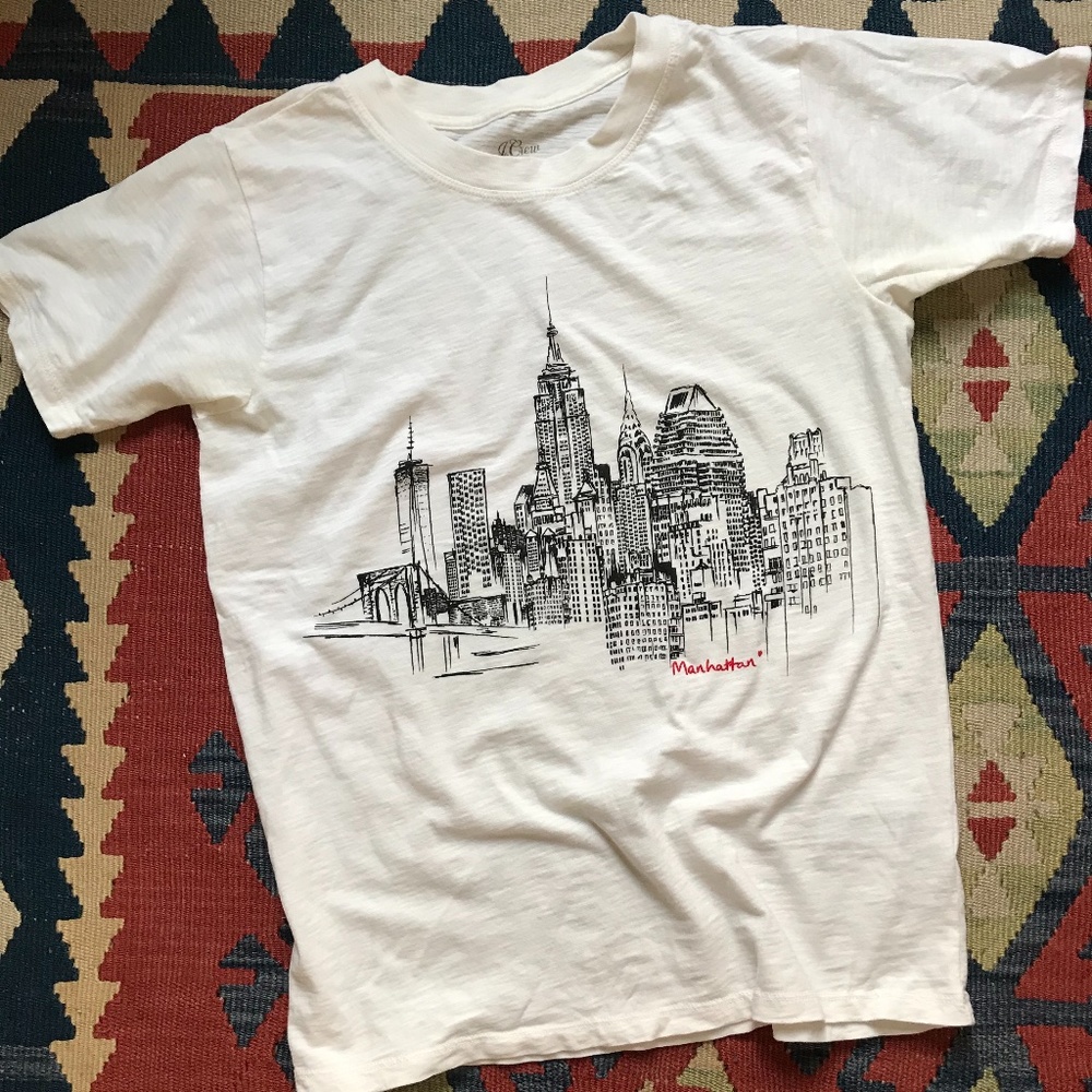 J. Crew Manhattan Graphic Tee